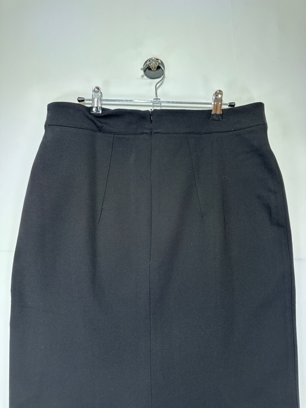 Tommy Hilfiger Pencil Skirt Black Stretch Knit Knee Length Size 12 Workwear - Picture 7 of 7